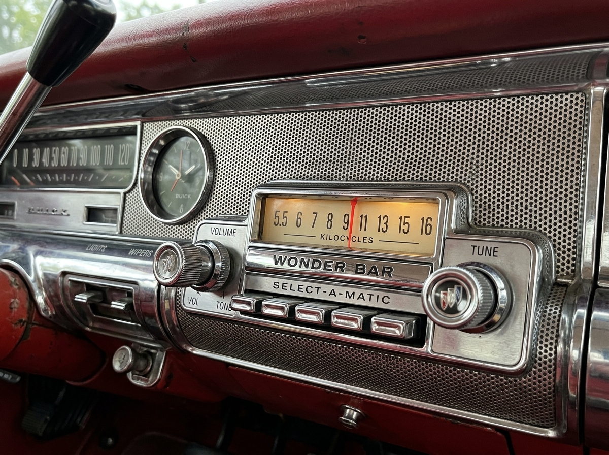 Factory-original car radio