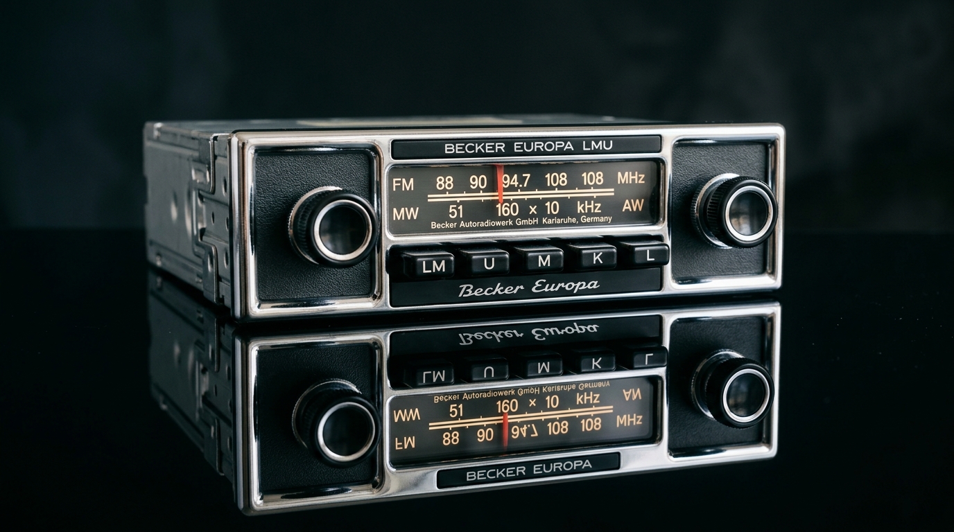 Becker Europa Classic Radio on Reflected Glass